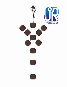 Manhoso borboleta 9mm JR Pesca